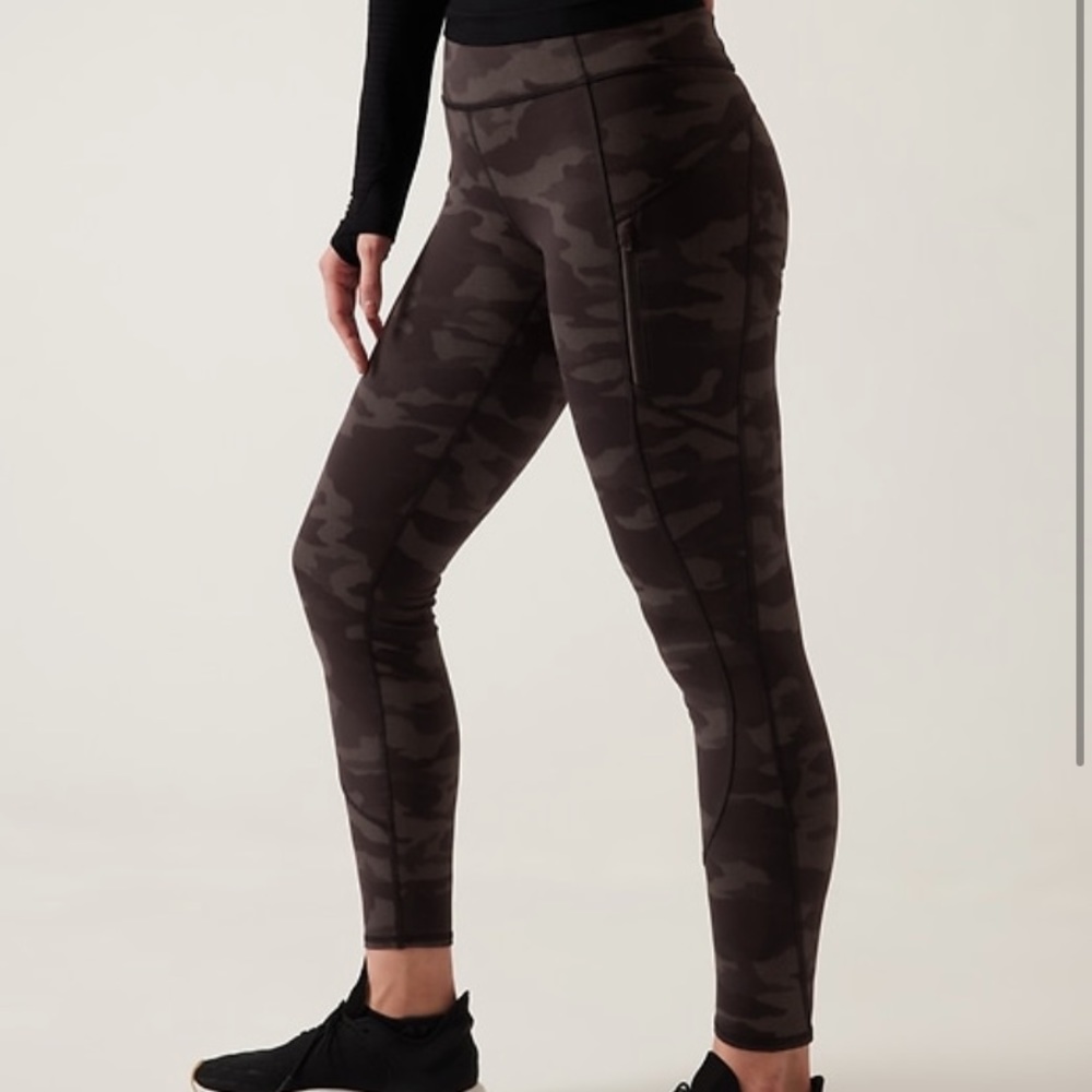Athleta Rainier Camo Reflective Tight